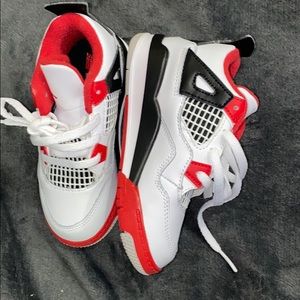 Toddler Fire Red 4s